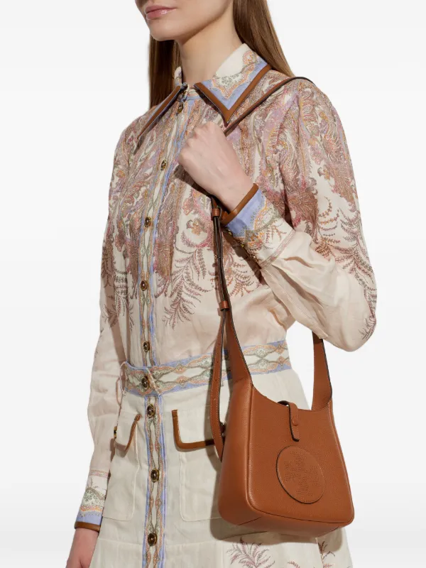 Tory Burch Miller Swing Crossbody Bag | Brown | FARFETCH
