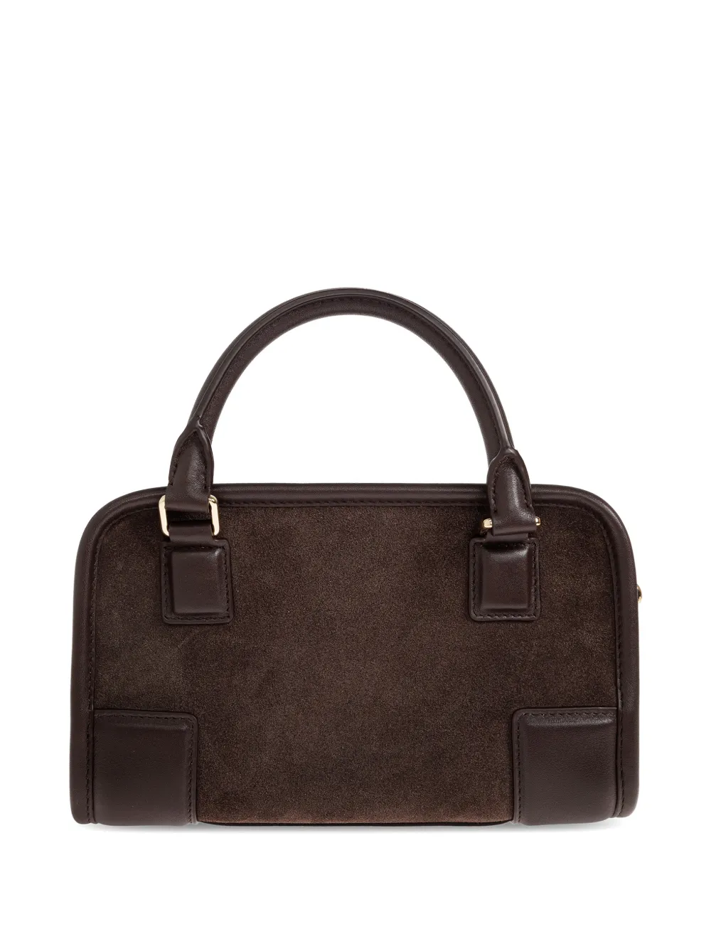 LOEWE mini Amazon 180 suede tote bag - Marrone