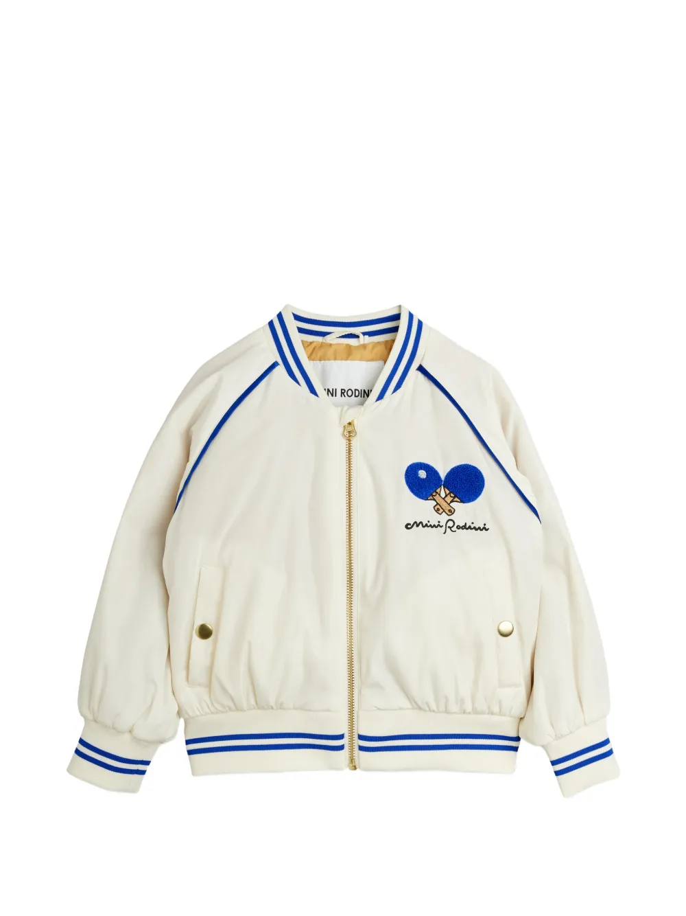 Mini Rodini embroidered bomber jacket - Bianco