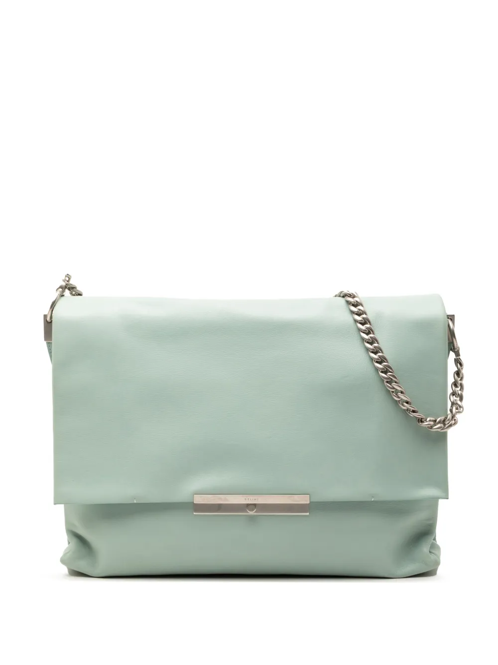Celine Pre-Owned 2013 Leather Blade Chain shoulder bag - Blu