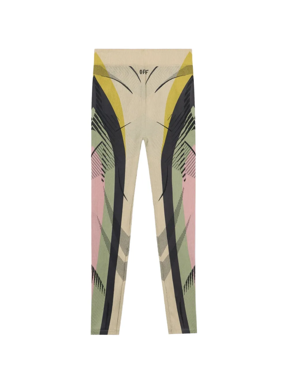 Off-White Leggings con stampa - Toni neutri