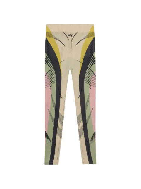 Off-White geometric-print leggings