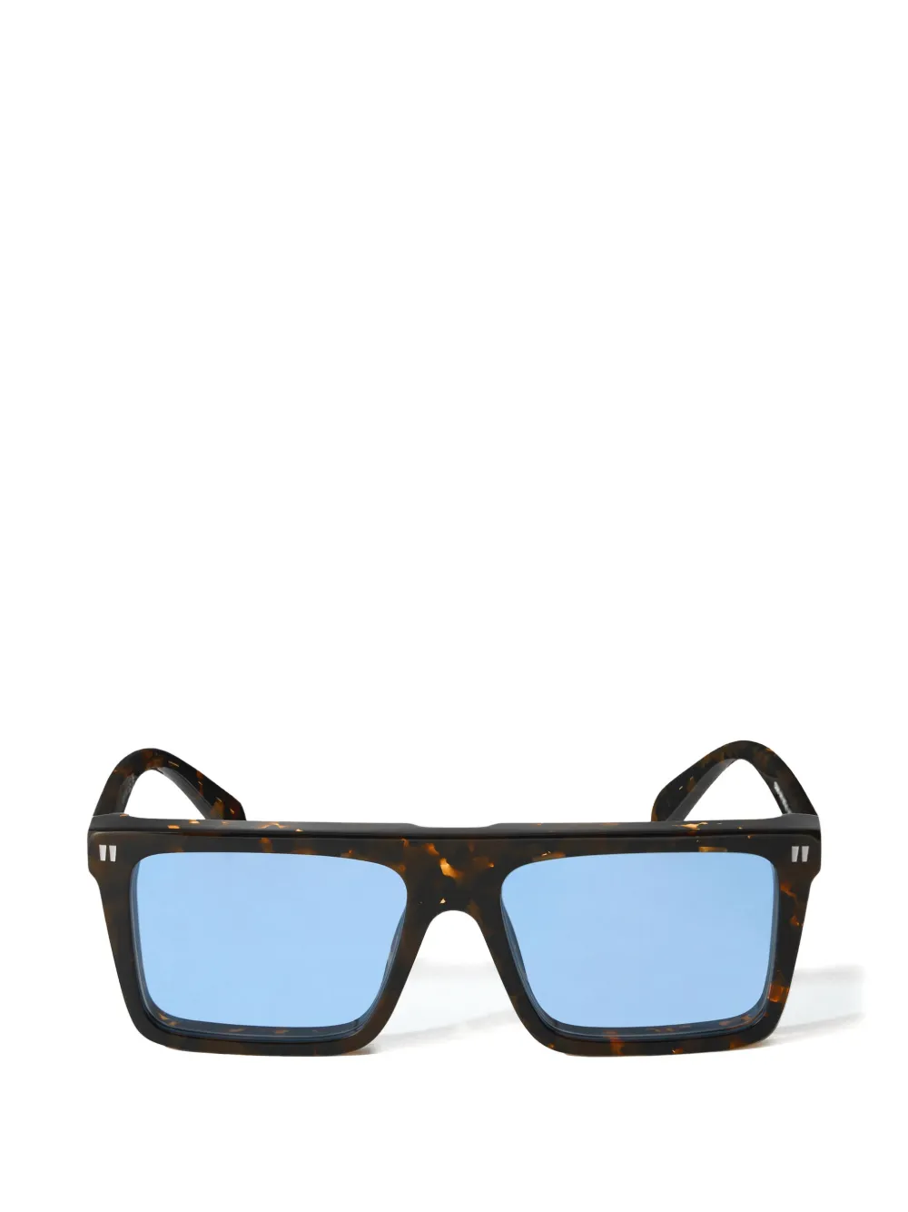 Off-White Bridgeport square-frame sunglasses - Marrone