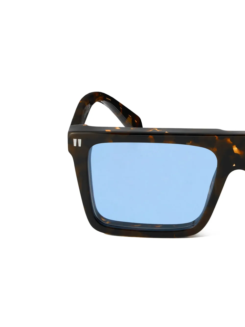  Off-white Bridgeport Square-frame Sunglasses - Marron 