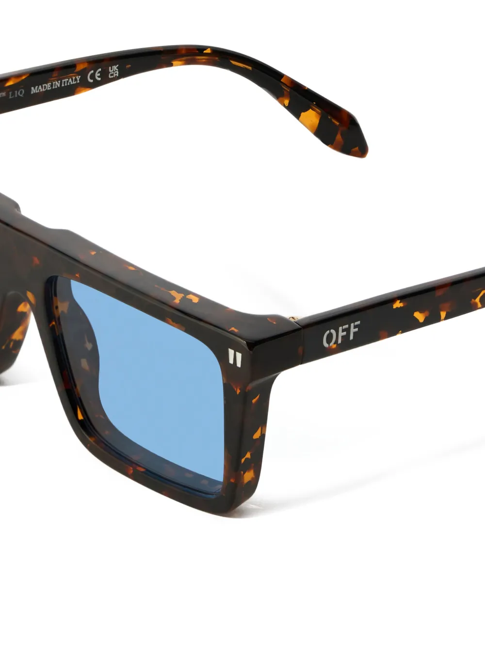  Off-white Bridgeport Square-frame Sunglasses - Marron 