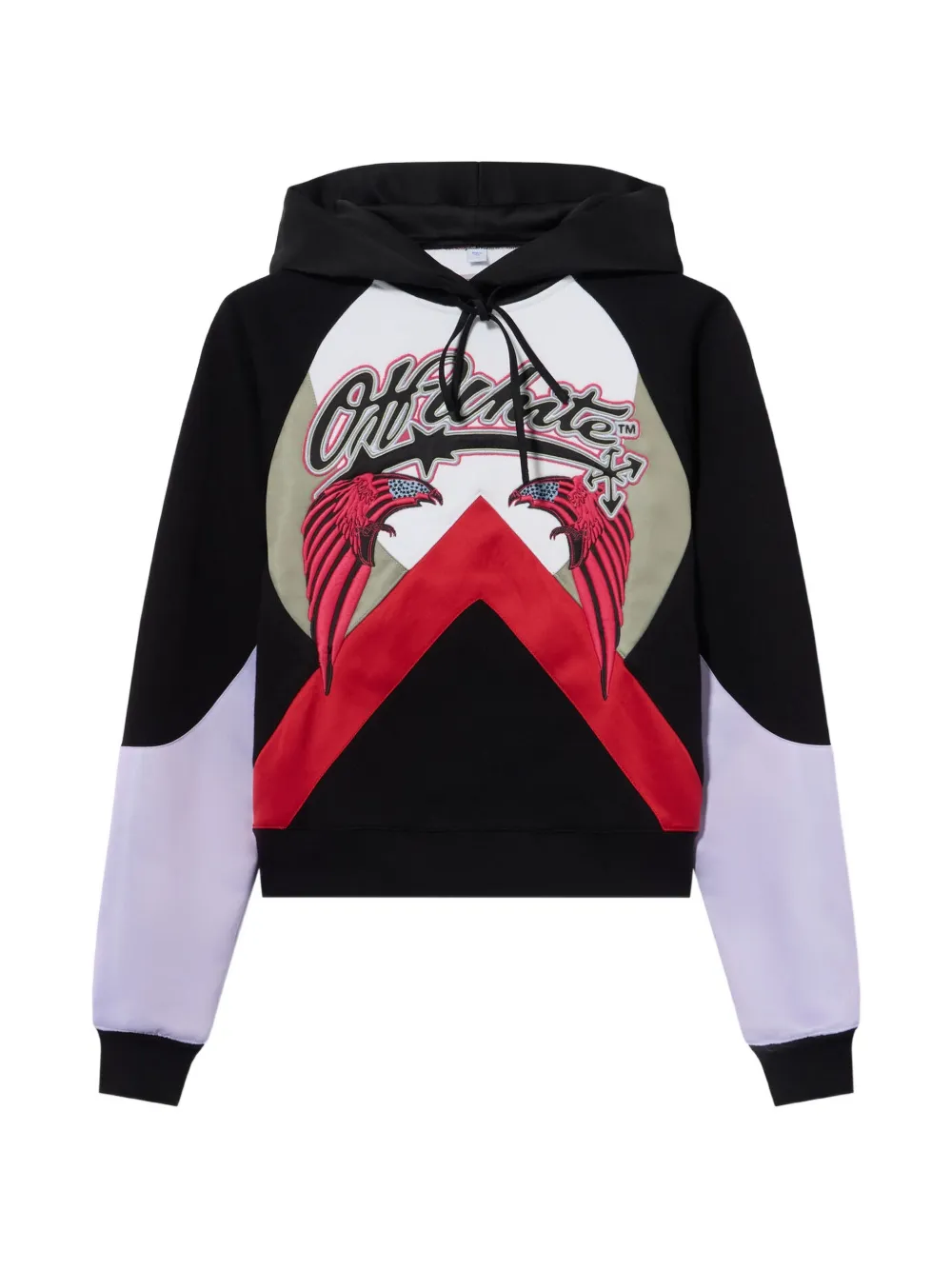 Off-White colour-block hoodie - Nero