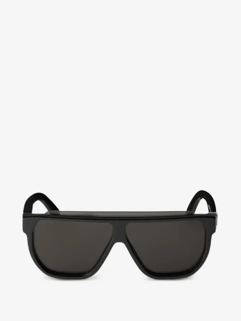 Off-White lentes de sol Earth con armazón geométrica