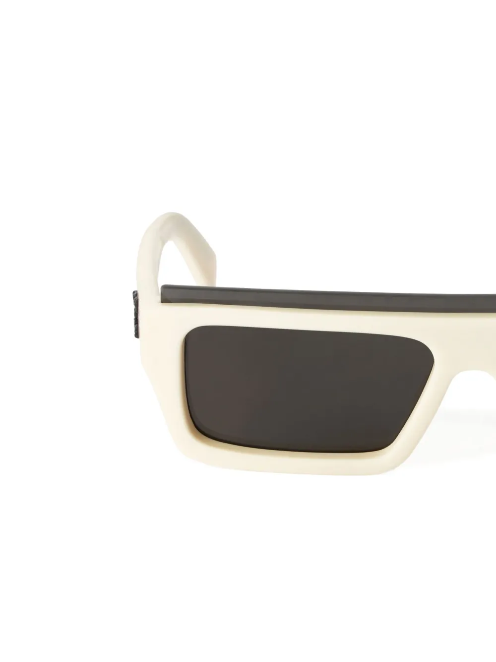  Off-white Gafas De Sol Elizabeth S Con Montura Rectangular - Blanco 