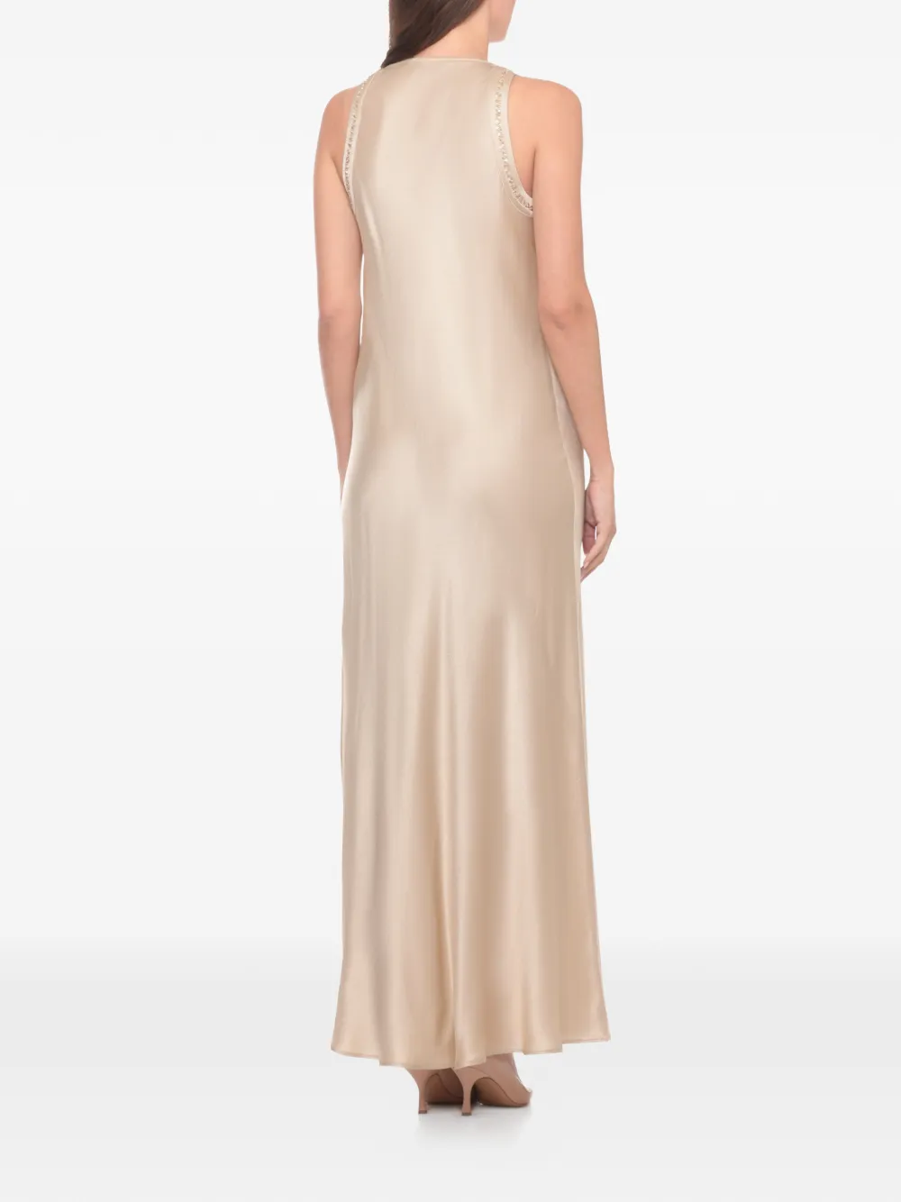 Antonelli Mouwloze midi-jurk Beige