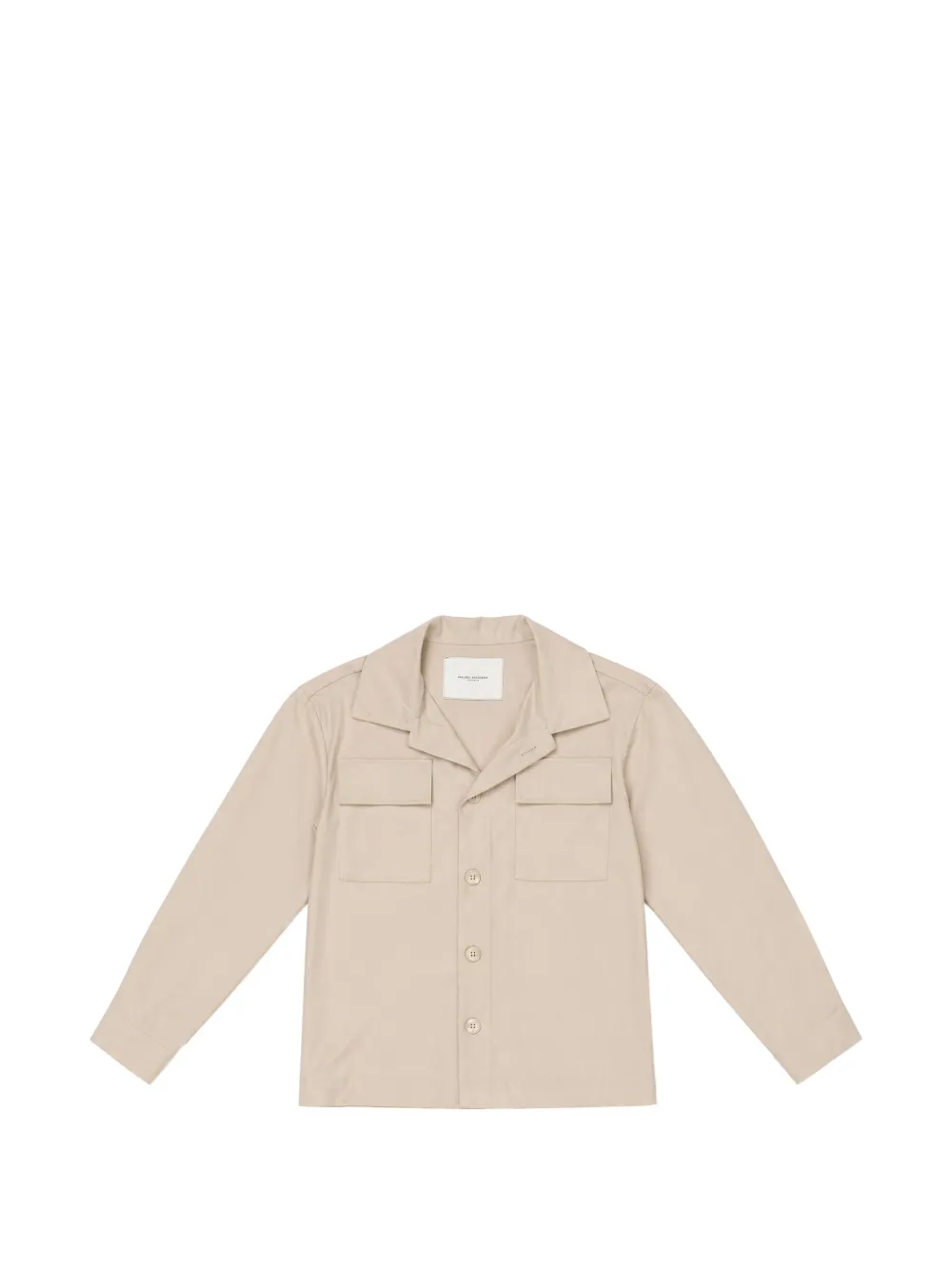 Paolo Pecora Kids flap-pocket shirt jacket - Toni neutri