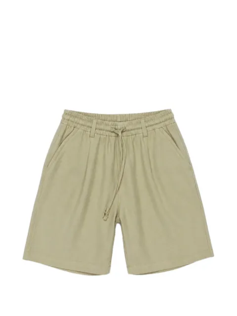 Paolo Pecora Kids shorts con parche del logo y cordones en la pretina