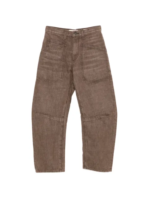 Nili Lotan Shon curved-leg jeans
