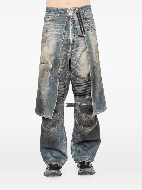Andersson Bell trompe l'oeil wrap skirt
