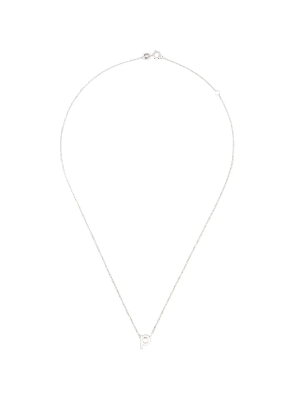 Le Gramme alphabet necklace - Argento