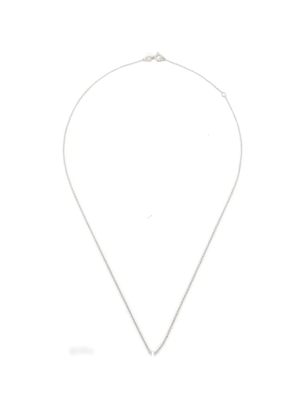 Le Gramme alphabet necklace - Silber