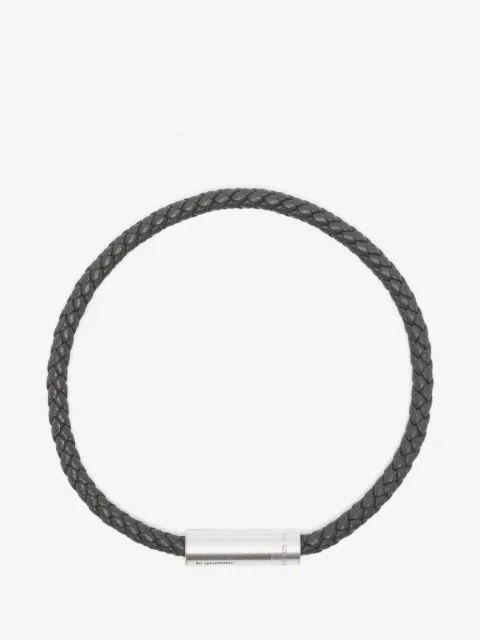 Le Gramme braided leather bracelet