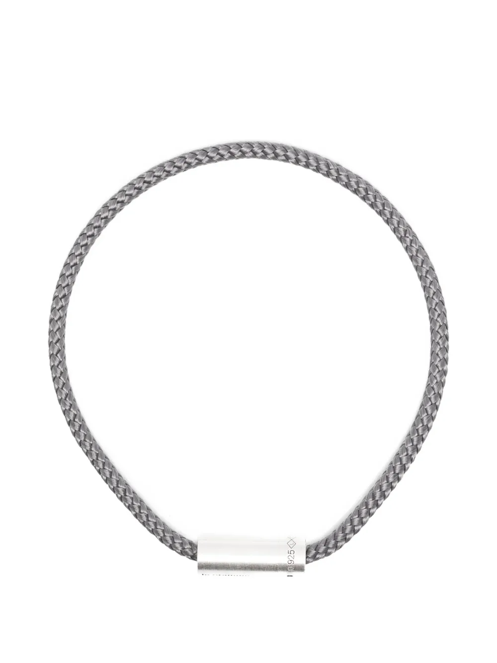 Le Gramme brushed nato cable bracelet - Grigio