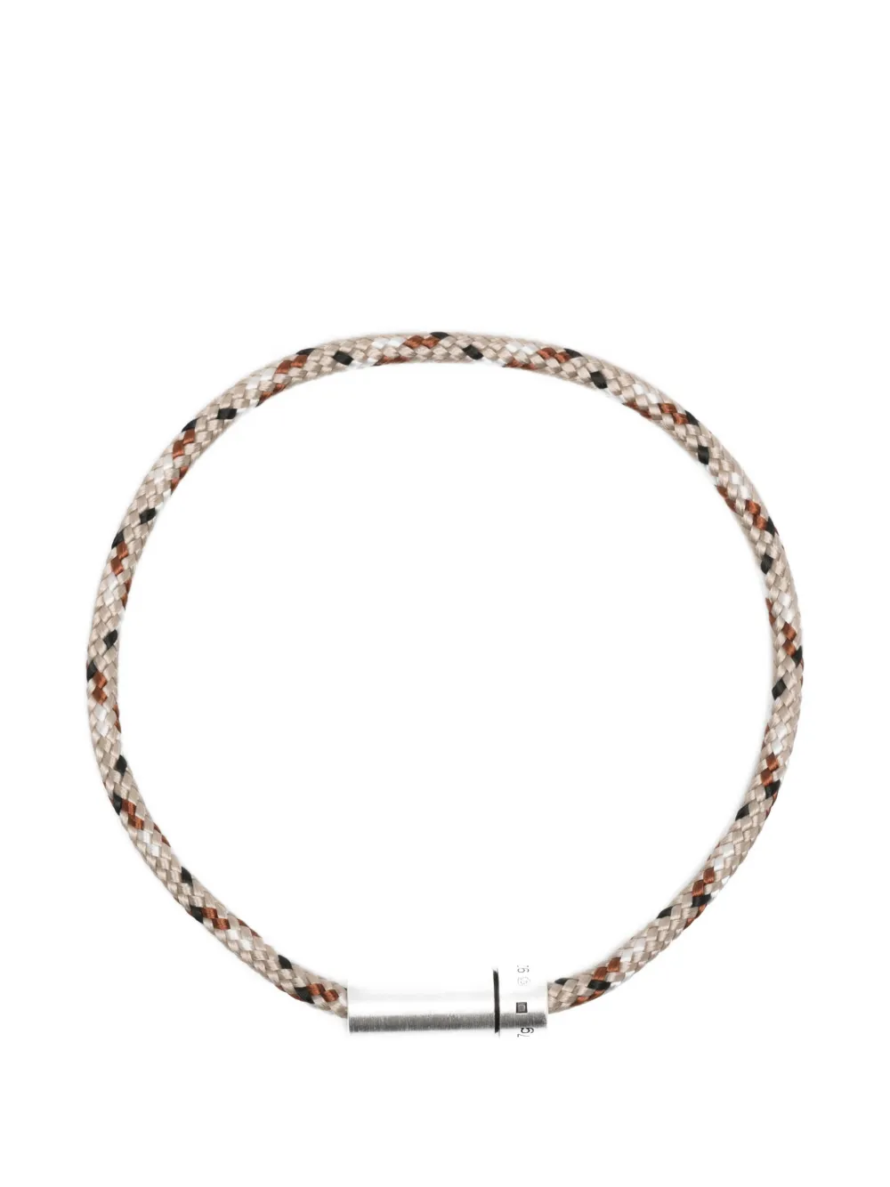 Le Gramme Nato cable bracelet - Argento