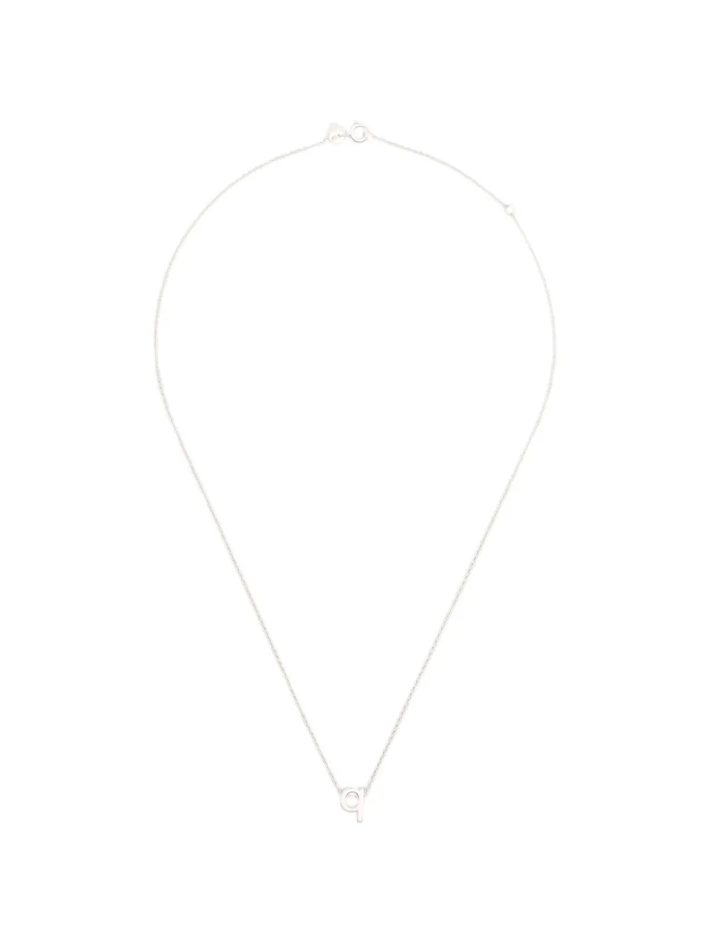 Le Gramme alphabet necklace - Argento