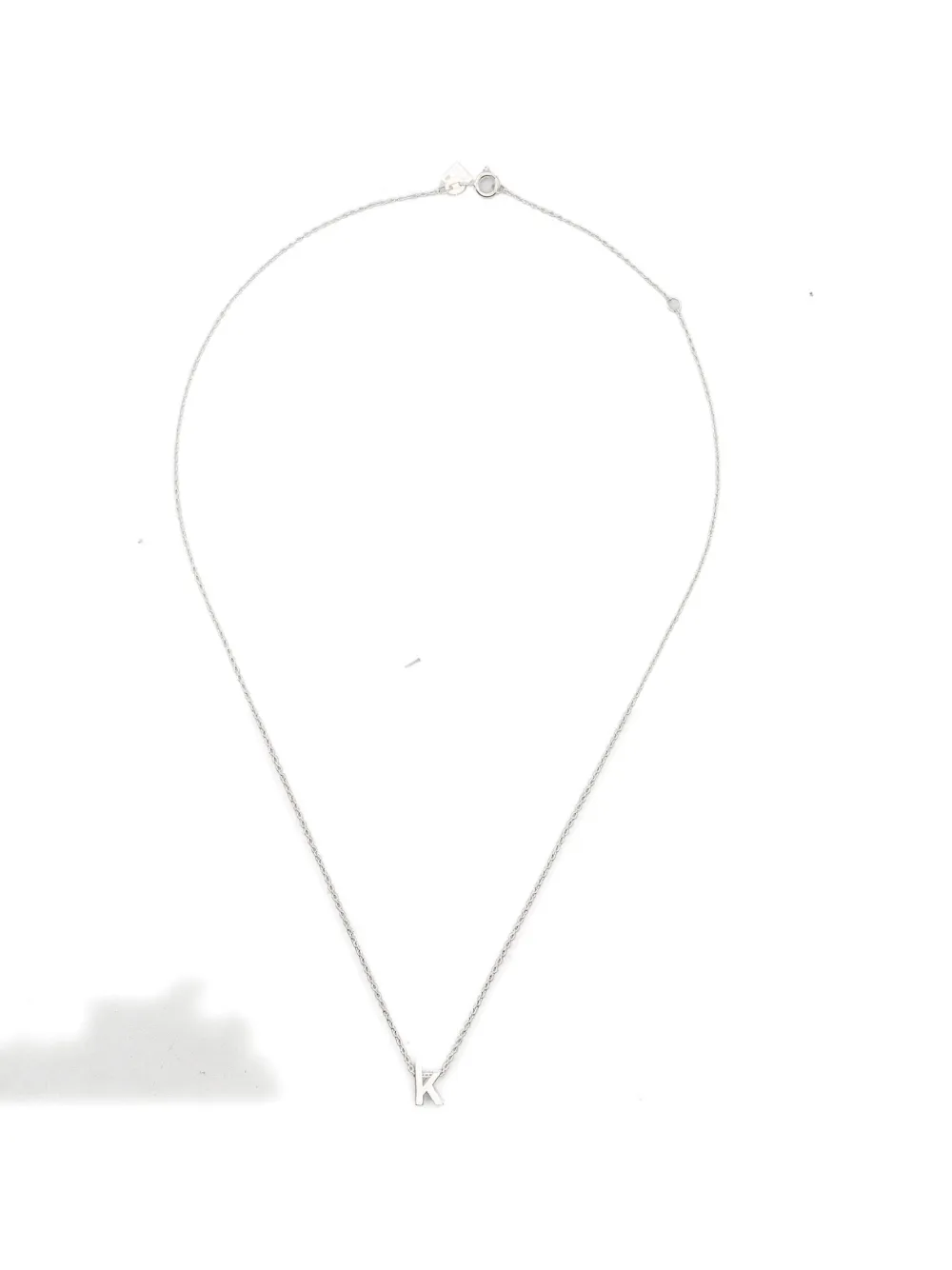 Le Gramme alphabet necklace - Silber