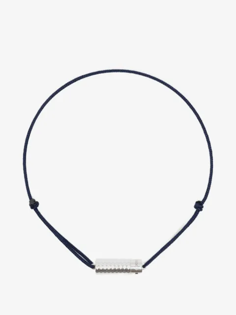 Le Gramme engraved-logo bracelet