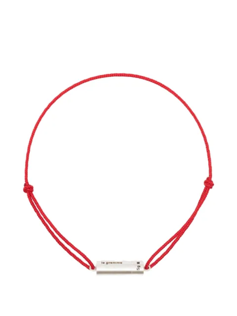 Le Gramme adjustable-fastening bracelet