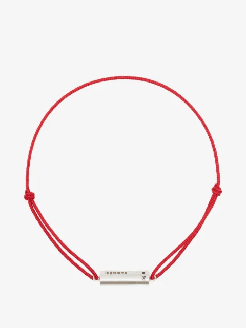 Le Gramme pulsera con cierre ajustable