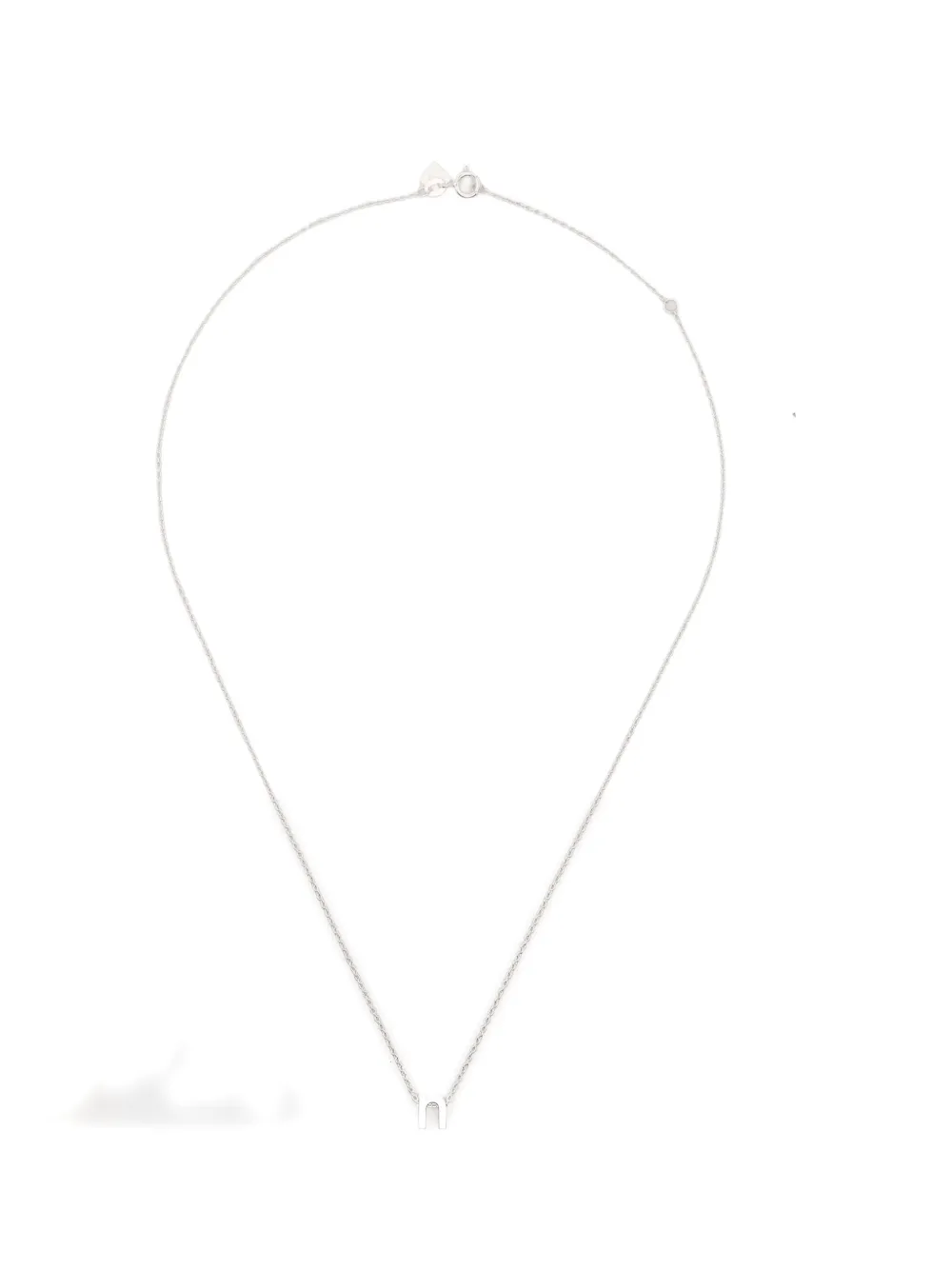 Le Gramme alphabet necklace - Argento