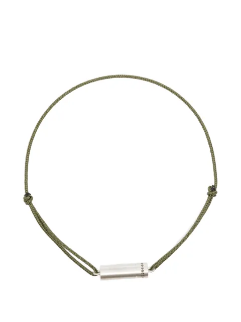 Le Gramme engraved-logo bracelet