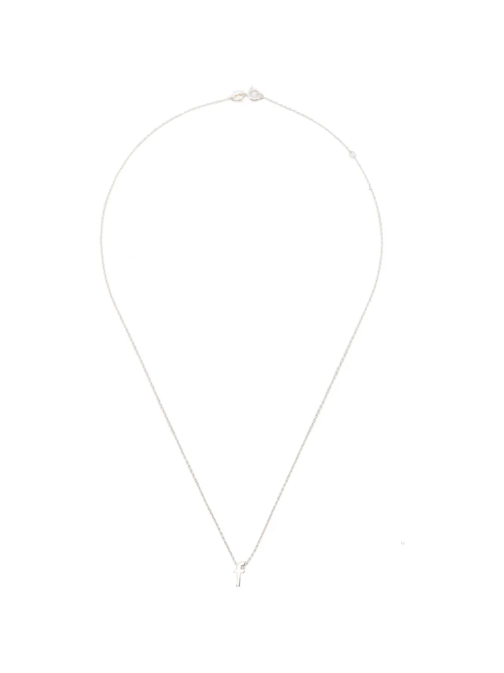 Le Gramme alphabet necklace - Silber