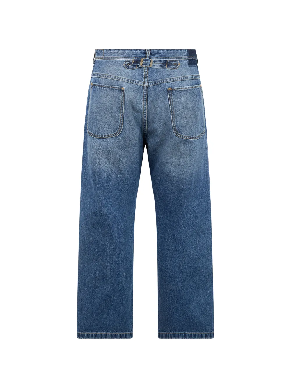 Maison Margiela Jeans met gespbandje Blauw