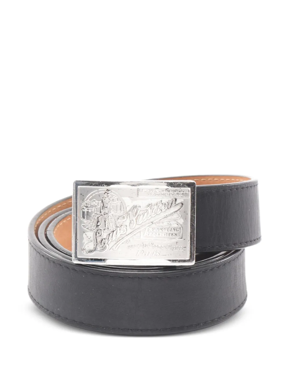 Louis Vuitton Pre-Owned 2005 leather belt - Nero