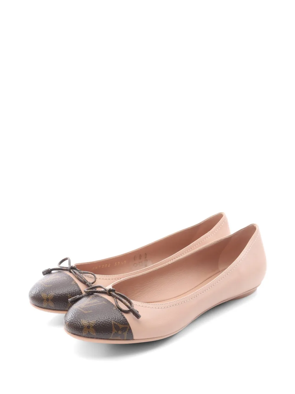 Louis Vuitton Pre-Owned 2022 Popi Line Monogram ballet flats - Toni neutri