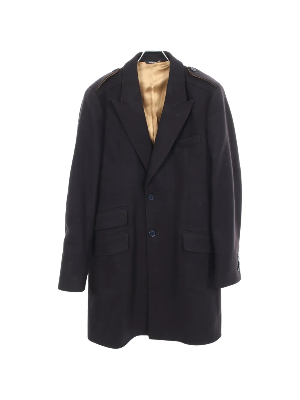 Dolce & Gabbana Pre-Owned long-sleeve Chesterfield coat - Blu