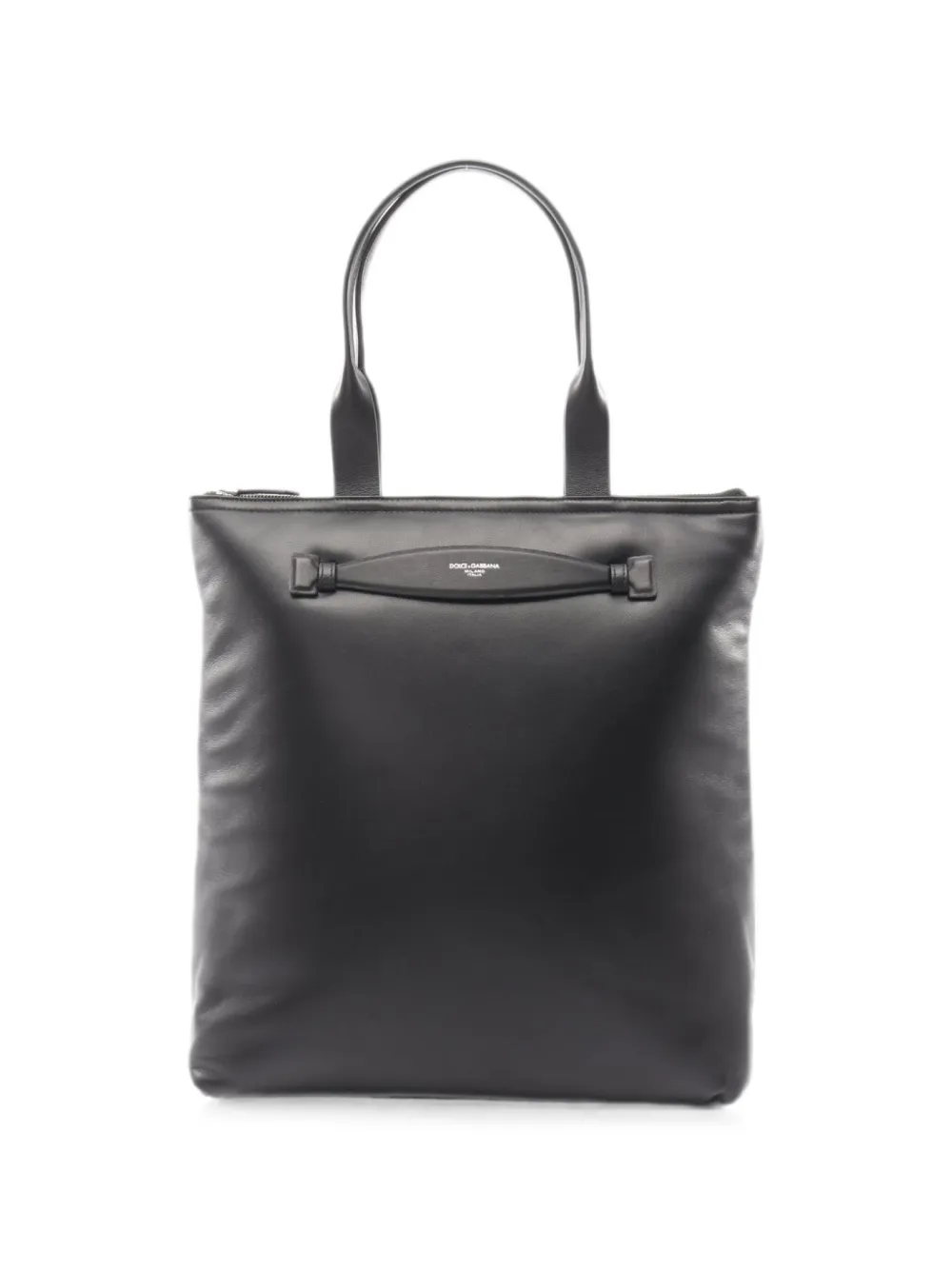 Dolce & Gabbana Pre-Owned 20s calf leather tote bag - Nero