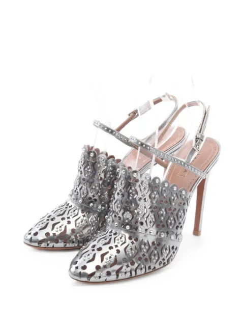 Alaïa Pre-Owned 2020s punching-studs pumps