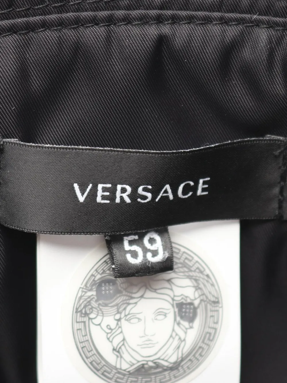 Versace Pre-owned 2000s Medusa Barocco Bucket Hat in Black, view 5
