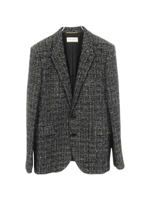 Saint Laurent Pre-Owned sequin tweed jacket