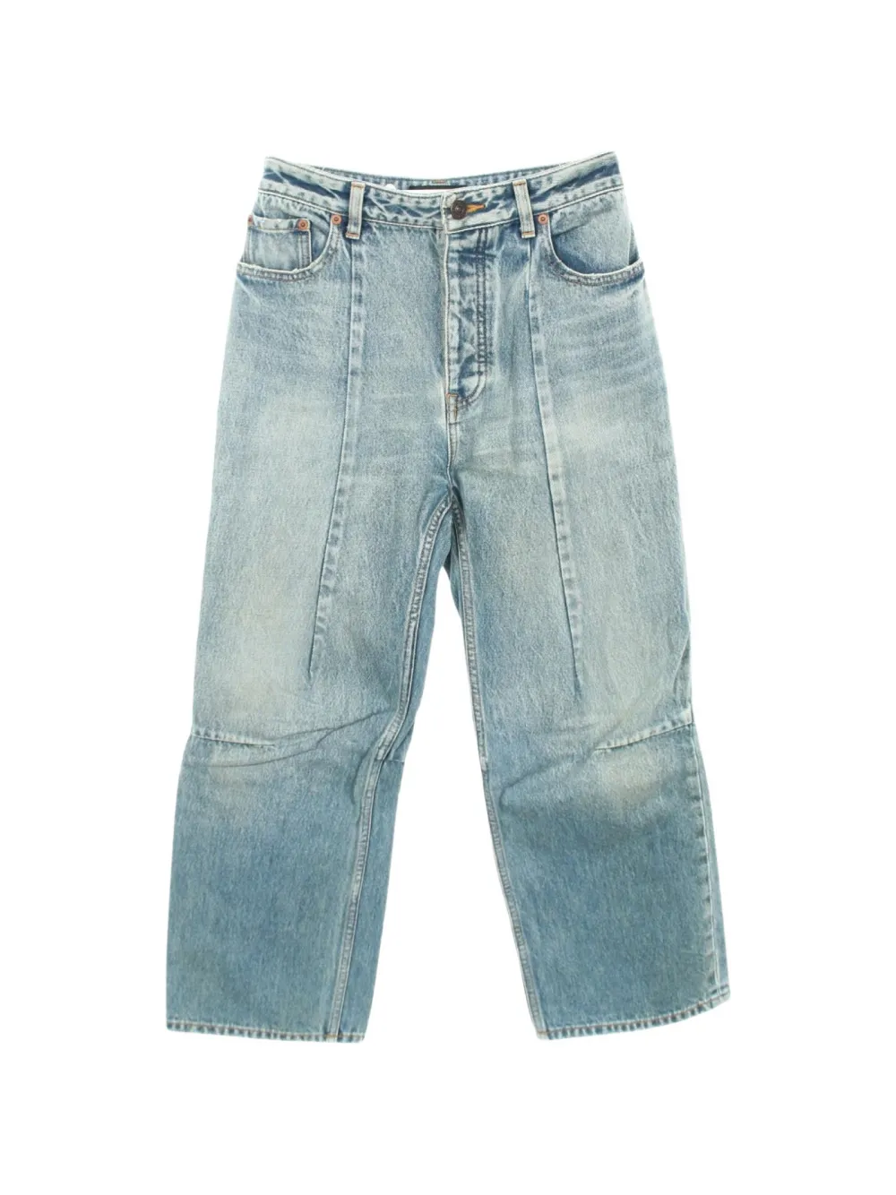 Balenciaga Pre-Owned 2000s faded straight-leg jeans - Blu
