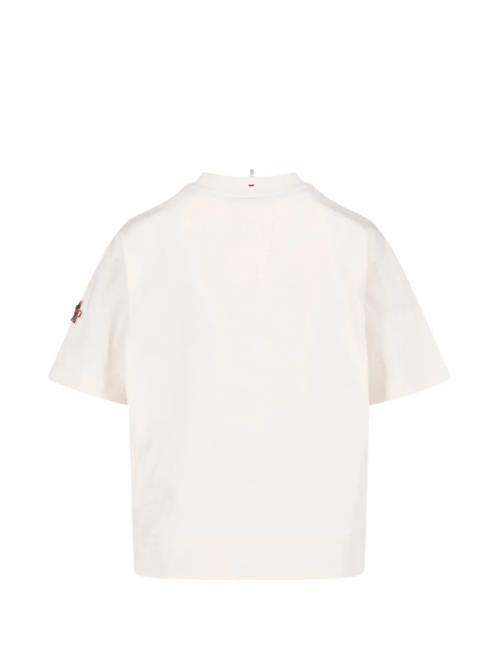 Moncler Grenoble T-shirt met patch Wit