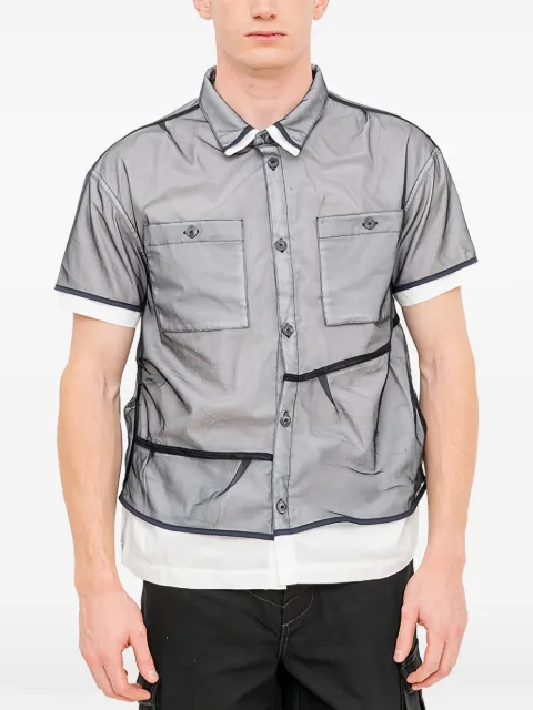 Andersson Bell sheer layered shirt