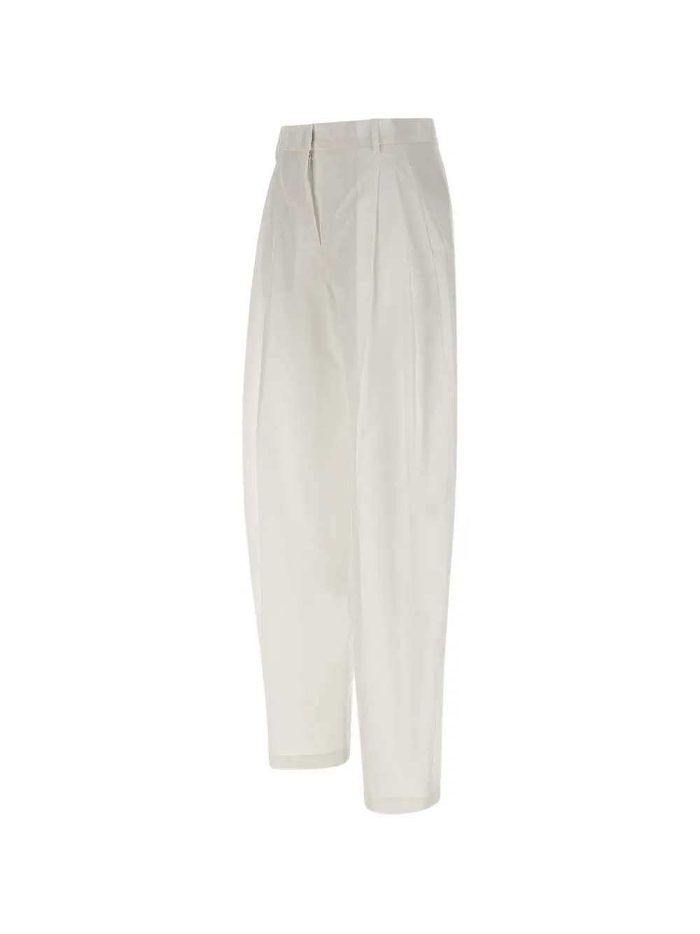 THE ANDAMANE Tracy Maxi geplooide broek Wit