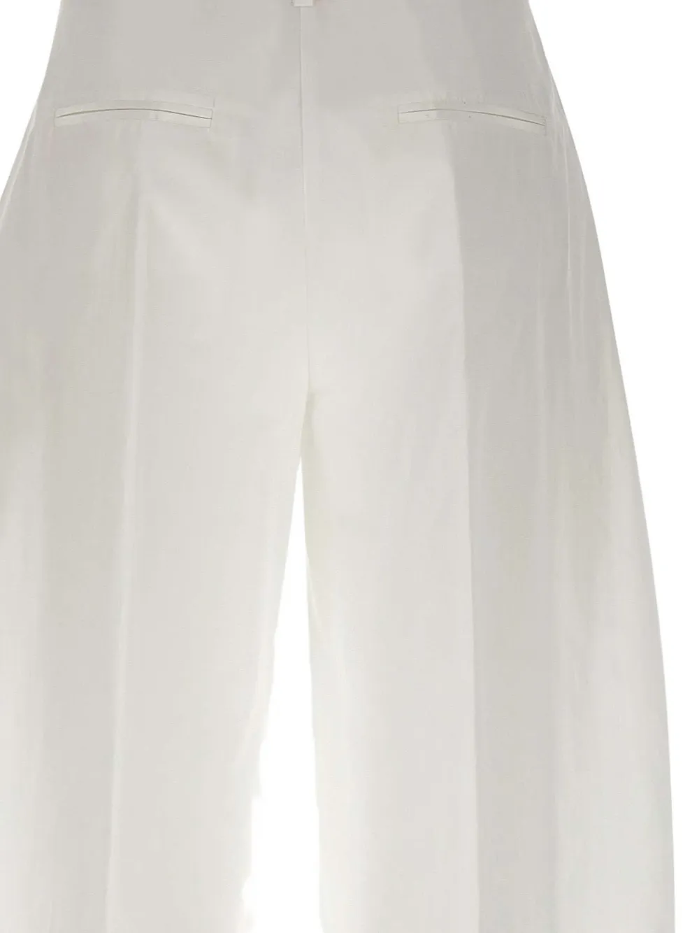 THE ANDAMANE Tracy Maxi geplooide broek Wit