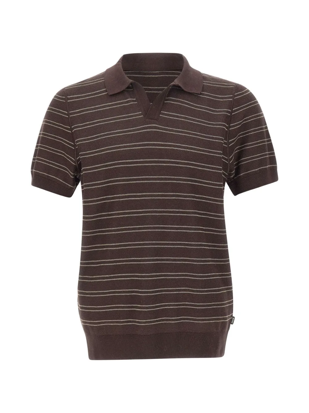 BOSS Narciso striped T-shirt - Braun