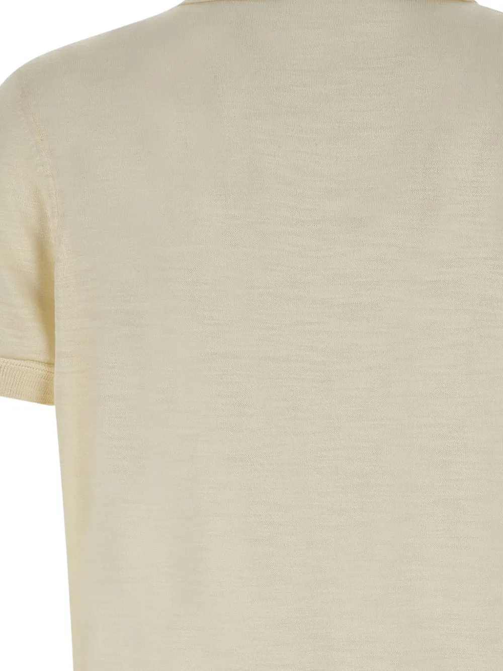 BOSS Zijden T-shirt Beige