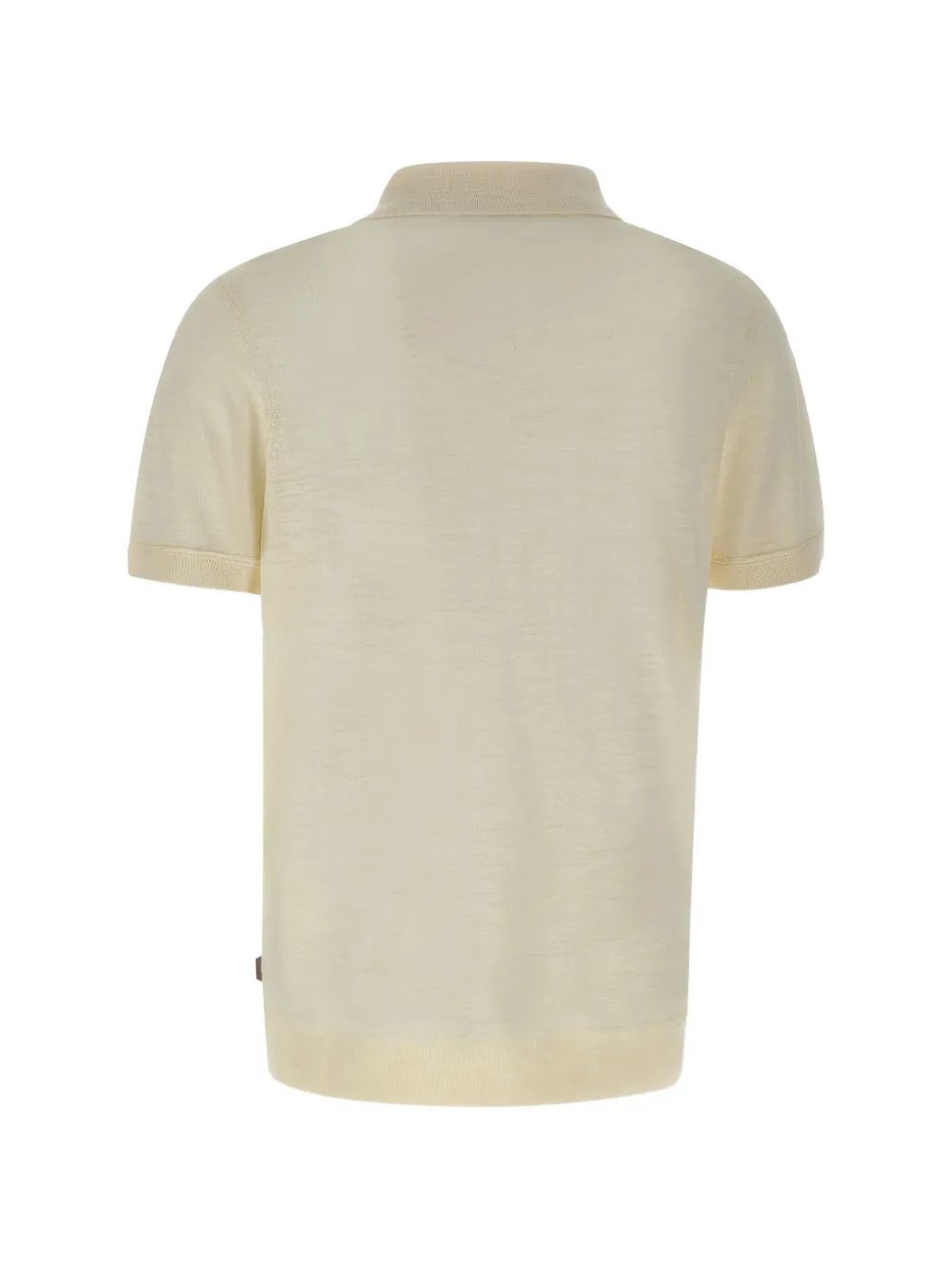 BOSS Zijden T-shirt Beige