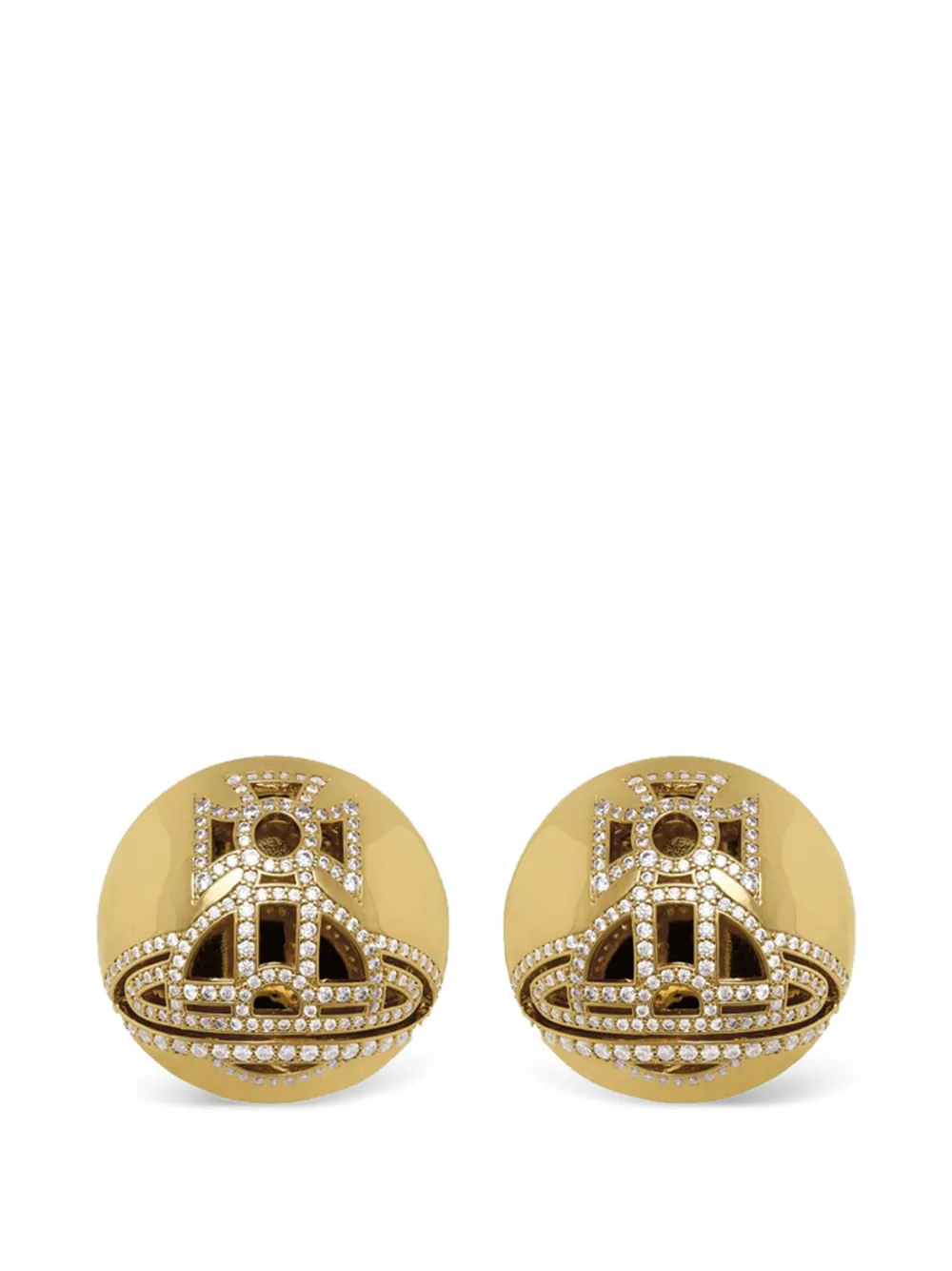 Vivienne Westwood Lennie orb earrings - Gold