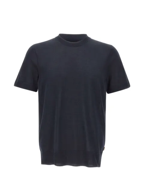 BOSS Nottano short-sleeve silk sweater