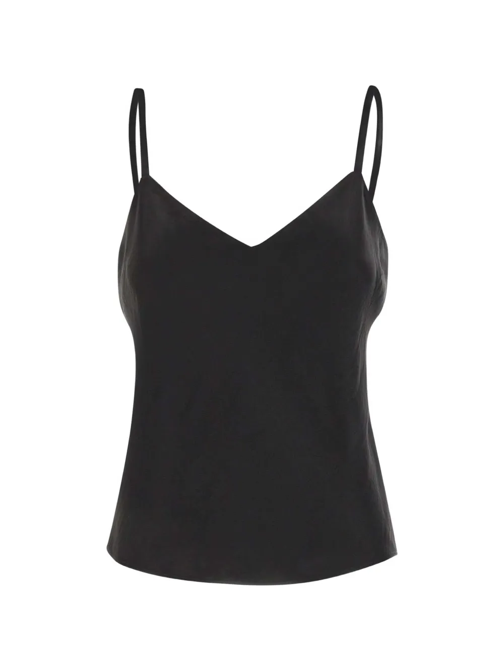 Vince satin V-neck camisole top - Nero