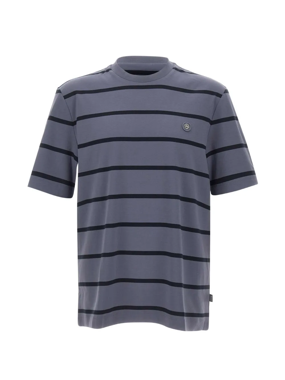 BOSS Double B striped T-shirt - Grau